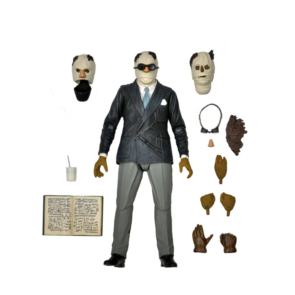 NECA UNIVERSAL MONSTERS ULTIMATE INVISIBLE MAN ACTION FIGURE