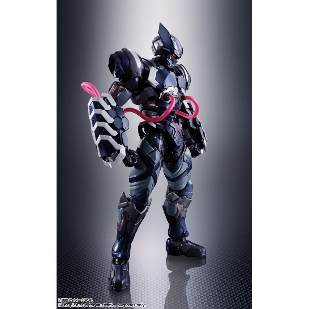 TECH-ON AVENGERS VENOM SYMBIOTE WOLVERINE S.H. FIGUARTS ACTION FIGURE BANDAI