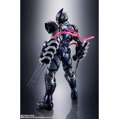 TECH-ON AVENGERS VENOM SYMBIOTE WOLVERINE S.H. FIGUARTS ACTION FIGURE BANDAI