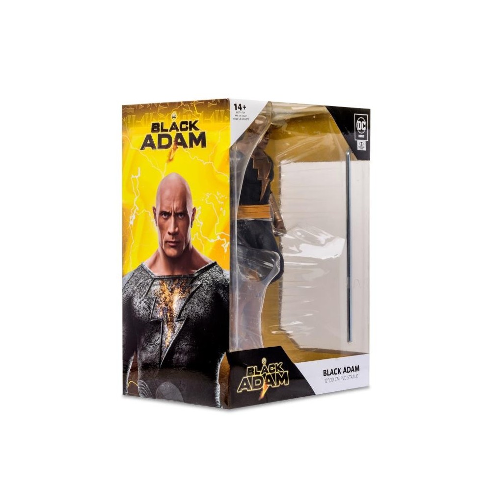 MC FARLANE DC MOVIE BLACK ADAM JIM LEE STATUE FIGURE