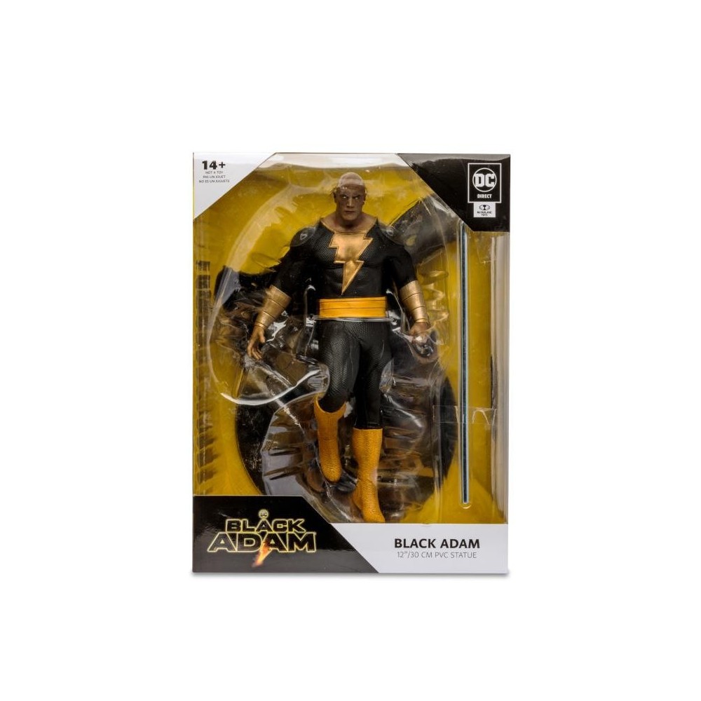 DC MOVIE BLACK ADAM JIM LEE STATUA FIGURE MC FARLANE