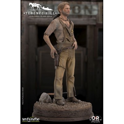 INFINITE STATUE TERENCE HILL TRINITA STATUE 32 CM 1/6 OLD AND RARE RESIN FIGURE