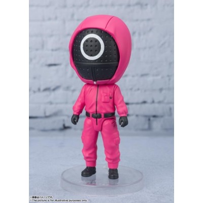 SQUID GAME MASKED WORKER MINI FIGUARTS ACTION FIGURE BANDAI