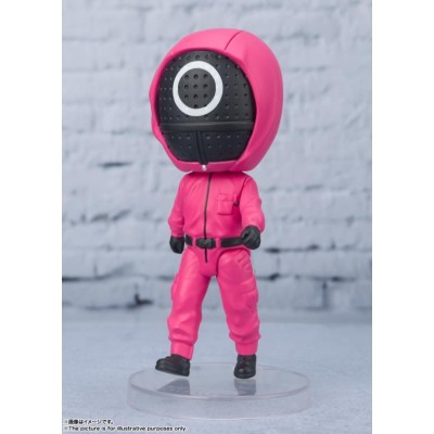 SQUID GAME MASKED WORKER MINI FIGUARTS ACTION FIGURE BANDAI