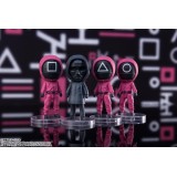 SQUID GAME MASKED WORKER MINI FIGUARTS ACTION FIGURE BANDAI