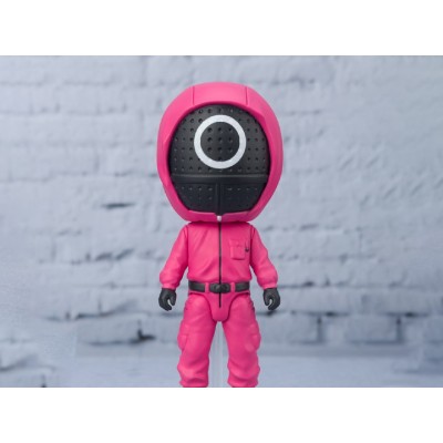 SQUID GAME MASKED WORKER MINI FIGUARTS ACTION FIGURE BANDAI