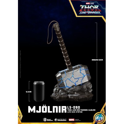 BEAST KINGDOM THOR LOVE AND THUNDER MJOLNIR LIGHT UP FULL SCALE 1/1 REPLICA STATUE