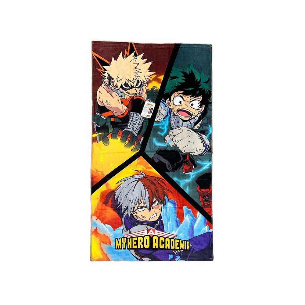MY HERO ACADEMIA BEACH BATH TOWEL TELO DA MARE 140X70CM
