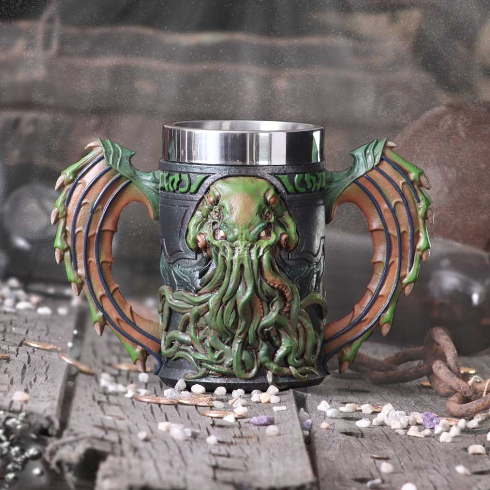 NEMESIS NOW CTHULHU TANKARD BOCCALE RESIN