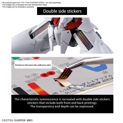 HIGH GRADE HG GUNDAM AERIAL 1/144 MODEL KIT ACTION FIGURE BANDAI