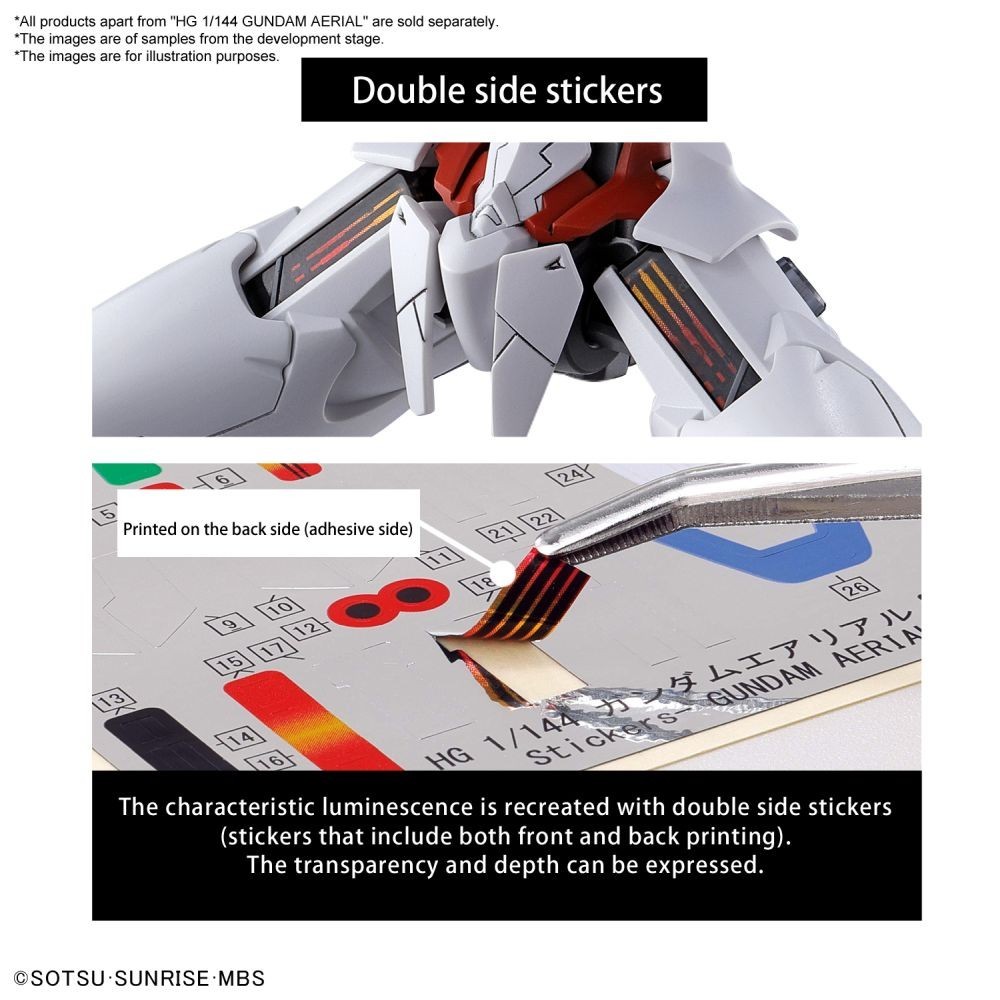 HIGH GRADE HG GUNDAM AERIAL 1/144 MODEL KIT ACTION FIGURE BANDAI