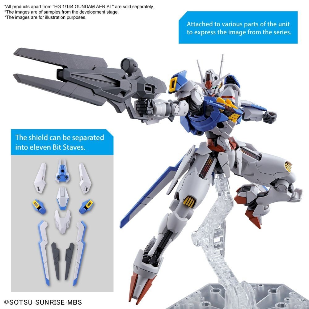 HIGH GRADE HG GUNDAM AERIAL 1/144 MODEL KIT ACTION FIGURE BANDAI