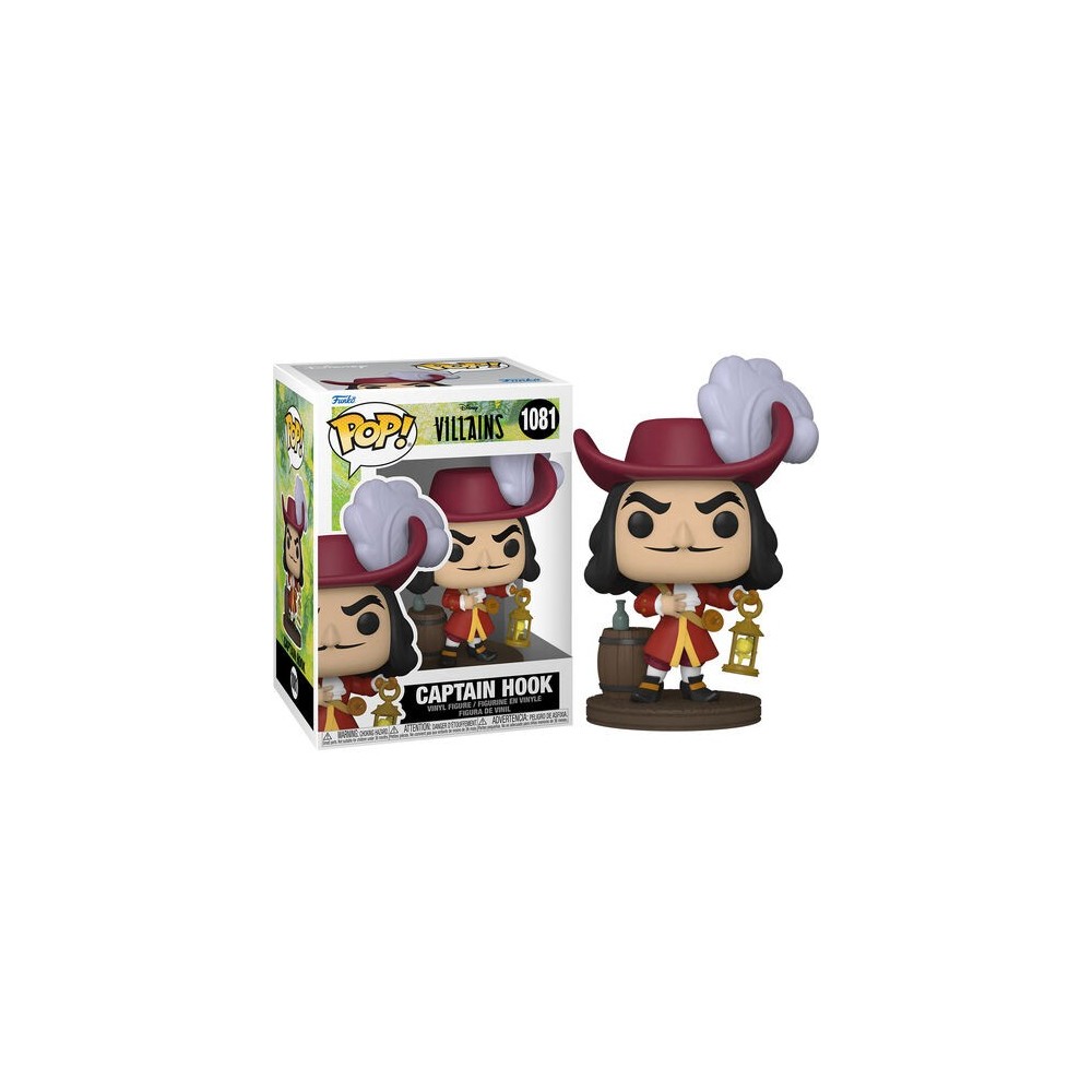 FUNKO FUNKO POP! DISNEY VILLAINS CAPTAIN HOOK BOBBLE HEAD KNOCKER FIGURE