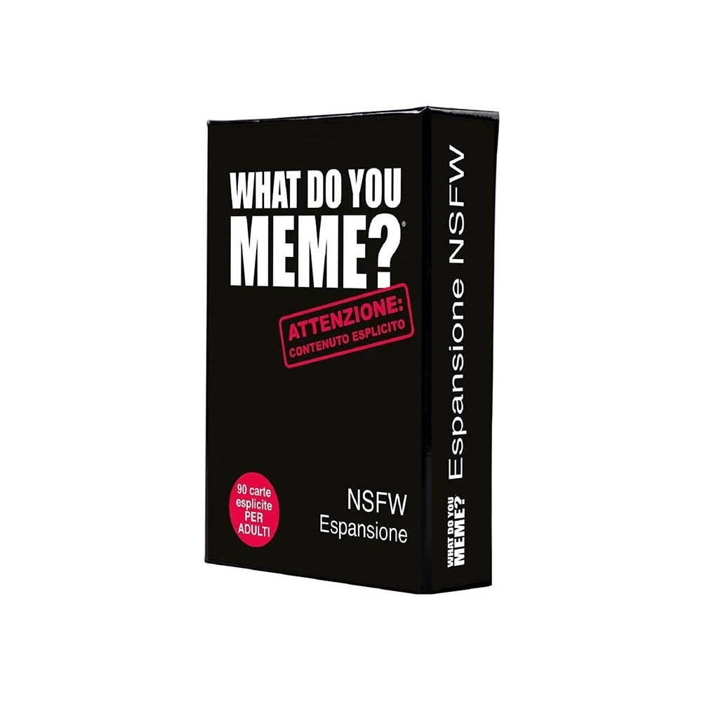 WHAT DO YOU MEME? ESPANSIONE NSFW GIOCO DA TAVOLO ITALIANO YAS! GAMES
