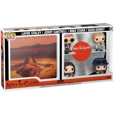 FUNKO POP! ALICE IN CHAINS DIRT ALBUM DELUXE 4-PACK BOBBLE HEAD KNOCKER FIGURE FUNKO