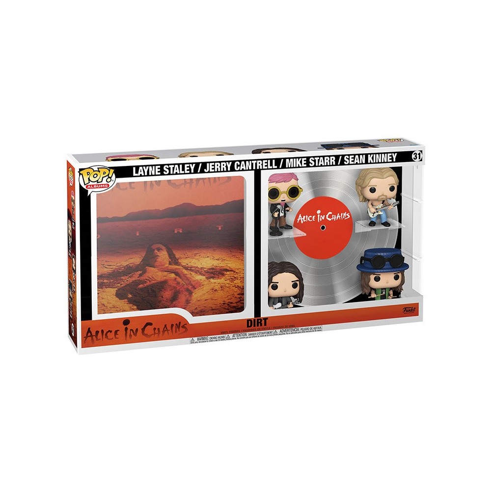 FUNKO POP! ALICE IN CHAINS DIRT ALBUM DELUXE 4-PACK BOBBLE HEAD KNOCKER FIGURE FUNKO
