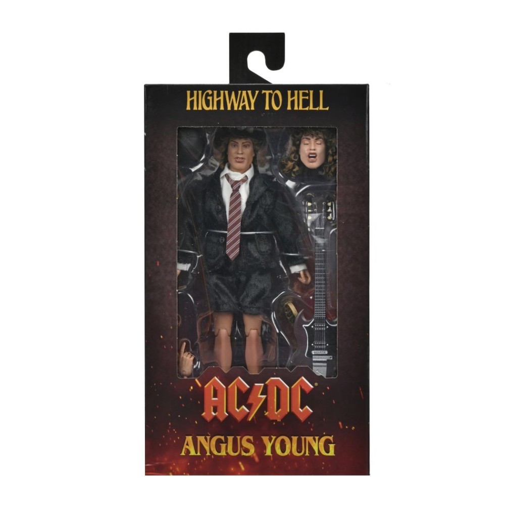 NECA AC/DC ANGUS YOUNG HIGHWAY TO HELL CLOTHED ACTION FIGURE