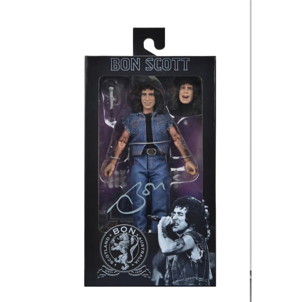 NECA AC/DC BON SCOTT HIGHWAY TO HELL CLOTHED ACTION FIGURE