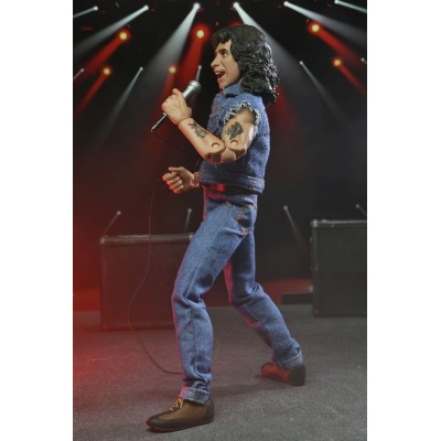 NECA AC/DC BON SCOTT HIGHWAY TO HELL CLOTHED ACTION FIGURE