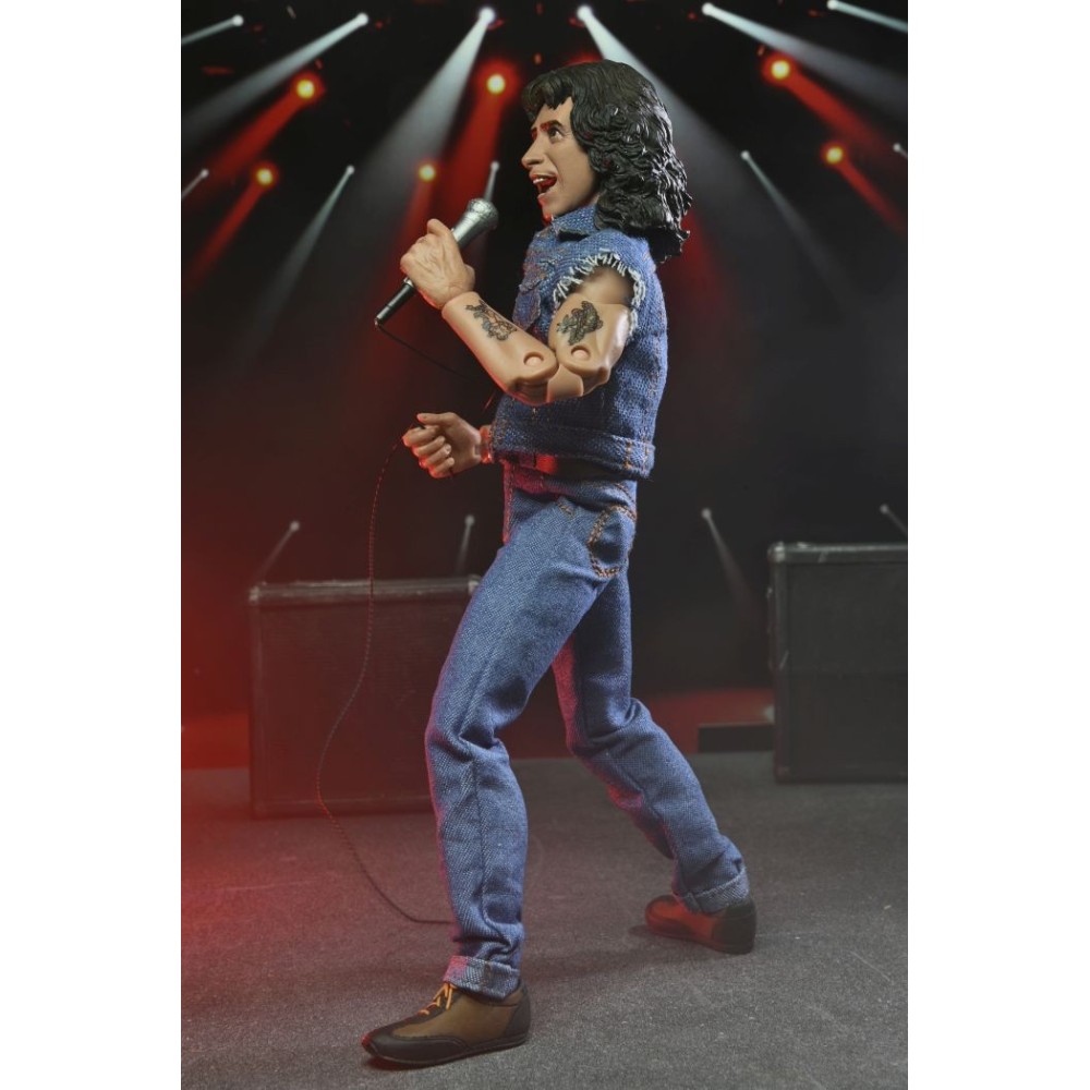 NECA AC/DC BON SCOTT HIGHWAY TO HELL CLOTHED ACTION FIGURE