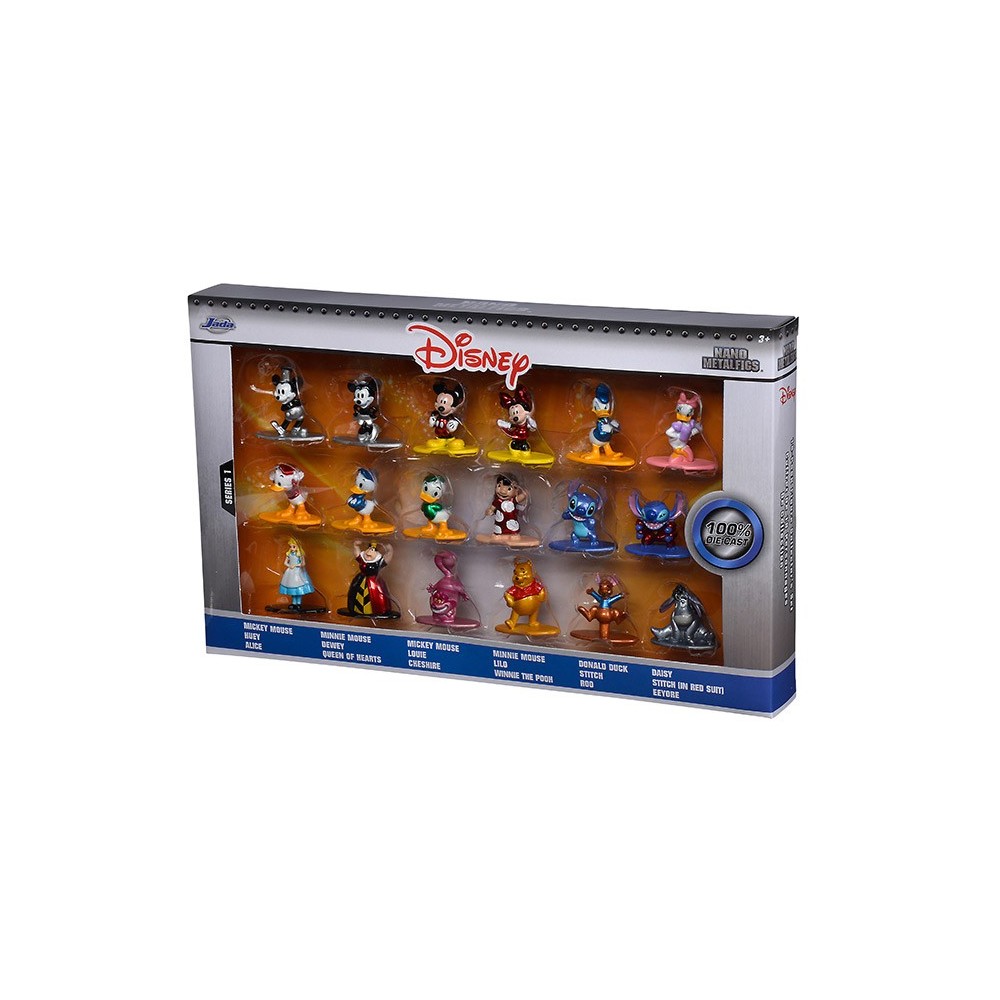 JADA TOYS DISNEY SERIES 1 NANO METALFIG 18X METAL DIECAST MINI FIGURES SET COLLECTION