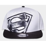 BIOWORLD BASEBALL CAP SUPERMAN WHITE