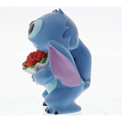 ENESCO LILO AND STITCH STITCH ROSES STATUE FIGURE