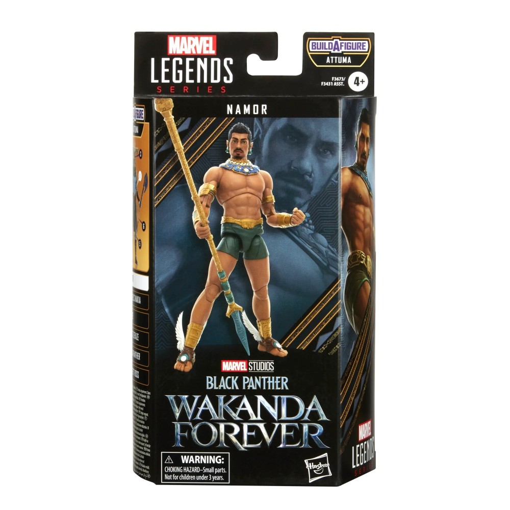 HASBRO MARVEL LEGENDS BLACK PANTHER WAKANDA FOREVER NAMOR ACTION FIGURE