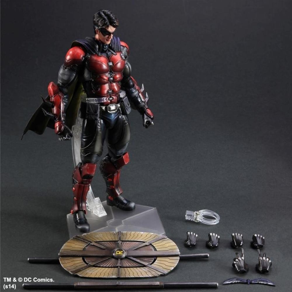 SQUARE ENIX BATMAN ARKHAM ORIGINS ROBIN PLAY ARTS KAI PAK ACTION FIGURE
