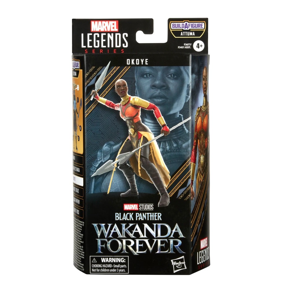 HASBRO MARVEL LEGENDS BLACK PANTHER WAKANDA FOREVER OKOYE ACTION FIGURE