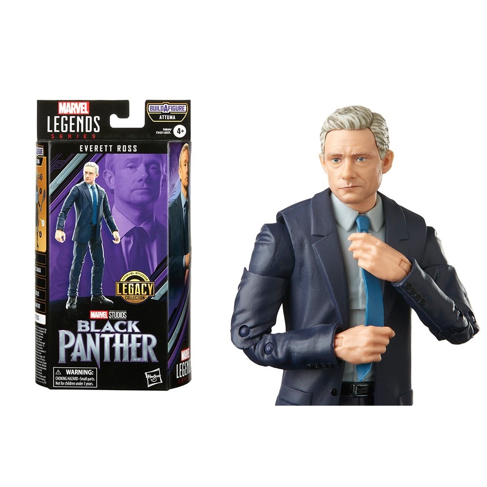 HASBRO MARVEL LEGENDS BLACK PANTHER EVERETT ROSS ACTION FIGURE