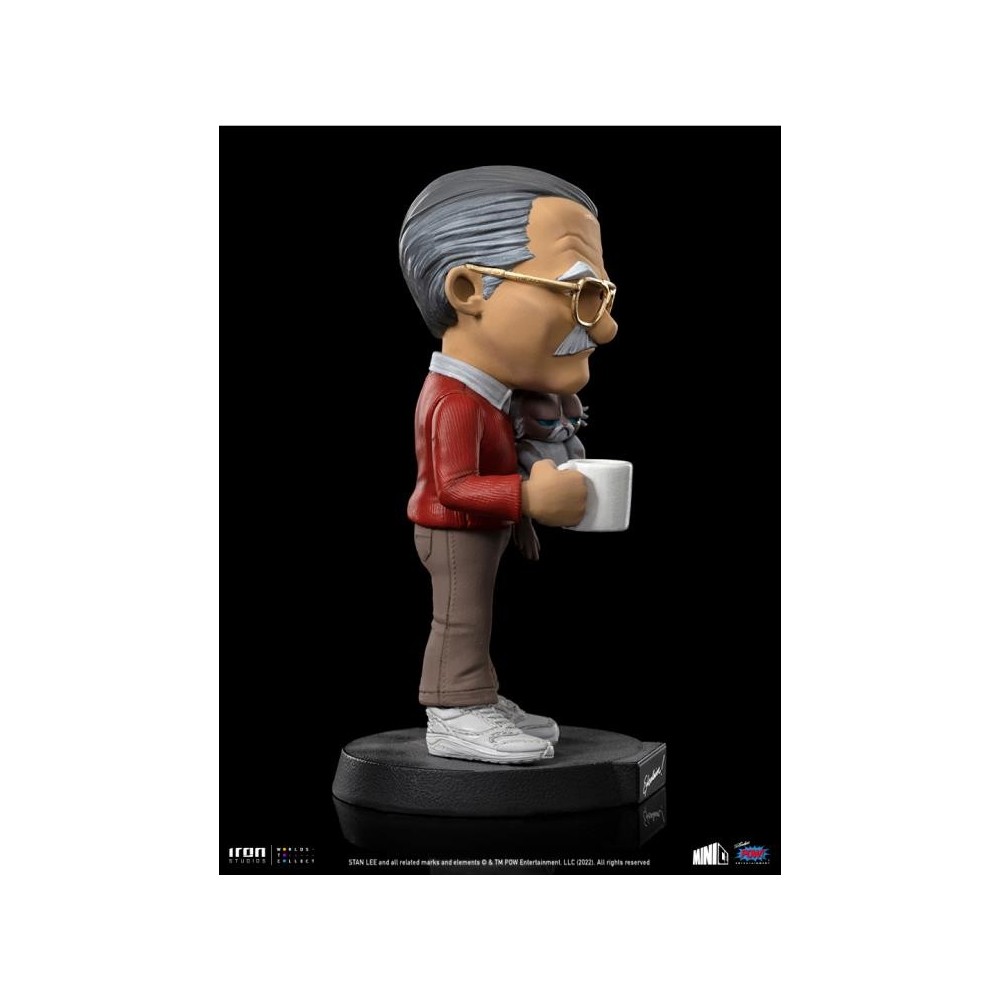 IRON STUDIOS STAN LEE AND GRUMPY CAT MINICO FIGURE STATUE