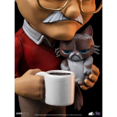 IRON STUDIOS STAN LEE AND GRUMPY CAT MINICO FIGURE STATUE