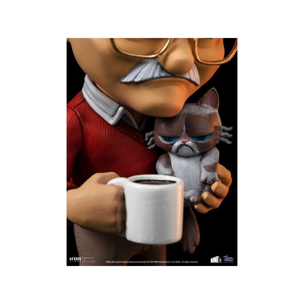 IRON STUDIOS STAN LEE AND GRUMPY CAT MINICO FIGURE STATUE