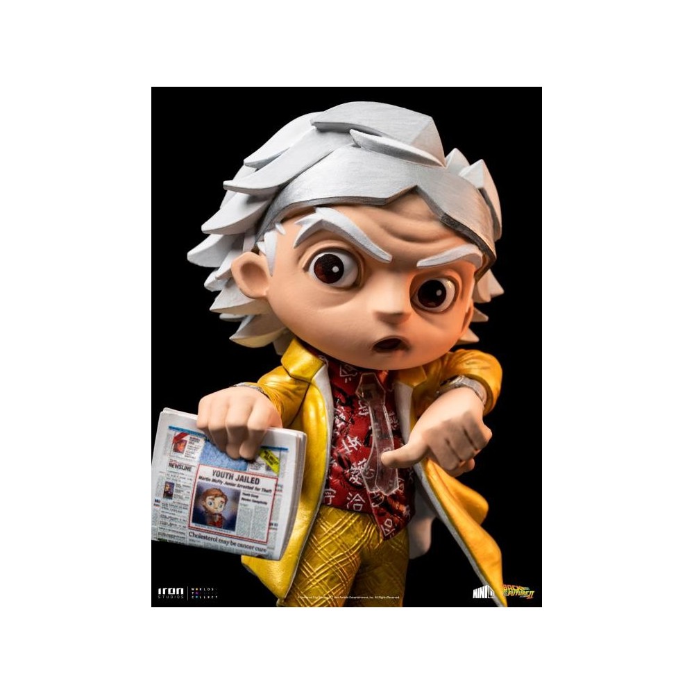 IRON STUDIOS BACK TO THE FUTURE II DOC BROWN MINICO FIGURE STATUE