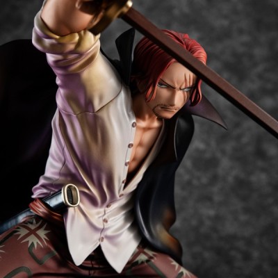 MEGAHOUSE ONE PIECE P.O.P. RED HAIRED SHANKS STATUE FIGURE