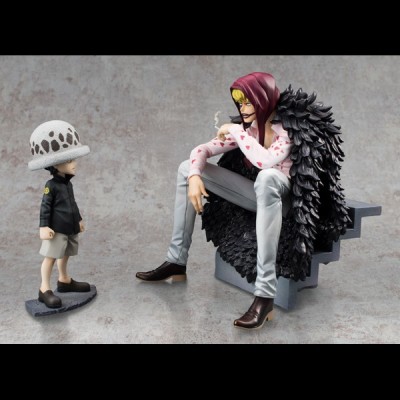 ONE PIECE P.O.P. LIMITED CORAZON AND LAW STATUA FIGURE MEGAHOUSE