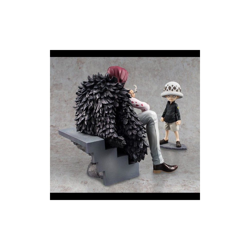 ONE PIECE P.O.P. LIMITED CORAZON AND LAW STATUA FIGURE MEGAHOUSE