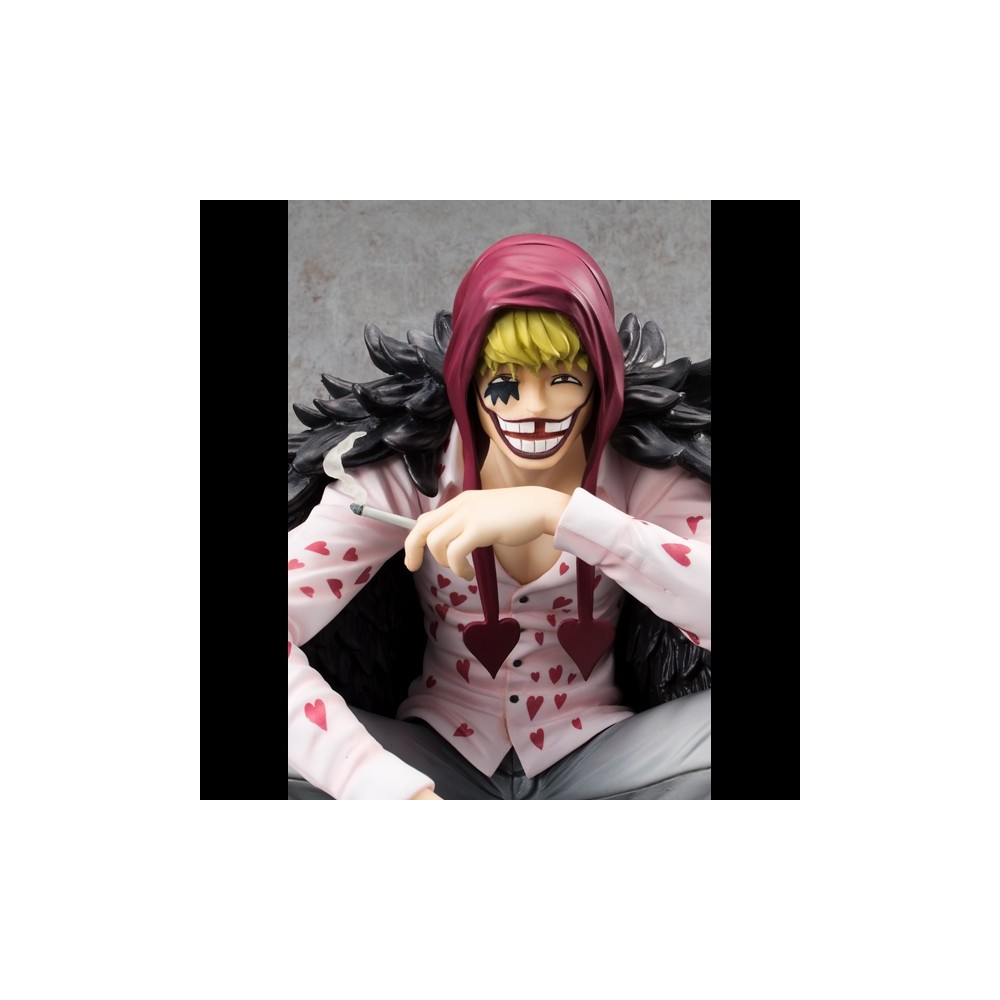 MEGAHOUSE ONE PIECE P.O.P. LIMITED CORAZON AND LAW STATUE FIGURE