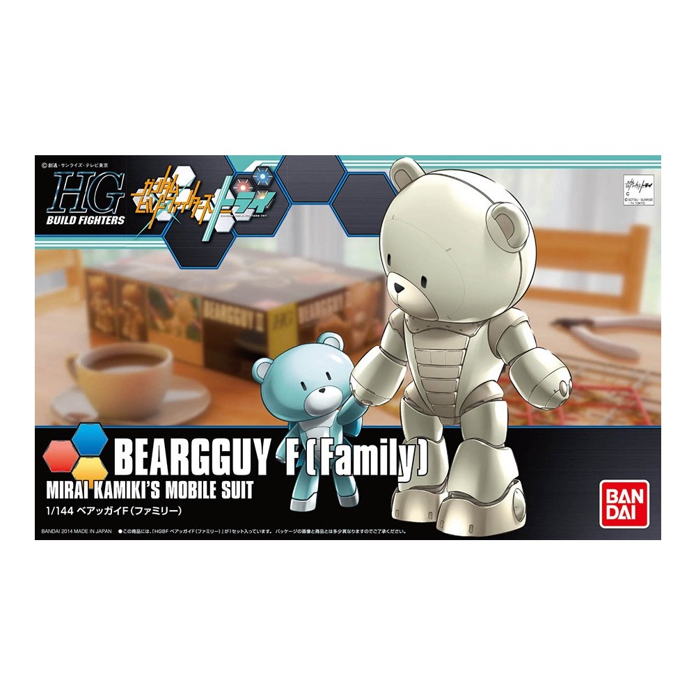 HIGH GRADE BEARGGUY F (FAMILY) MOBILE SUIT 1/144 MODEL KIT ACTION FIGURE BANDAI