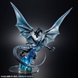 YU-GI-OH! BLUE EYES WHITE DRAGON HOLOGRAPHIC STATUA 28CM FIGURE MEGAHOUSE