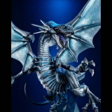 YU-GI-OH! BLUE EYES WHITE DRAGON HOLOGRAPHIC STATUA 28CM FIGURE MEGAHOUSE