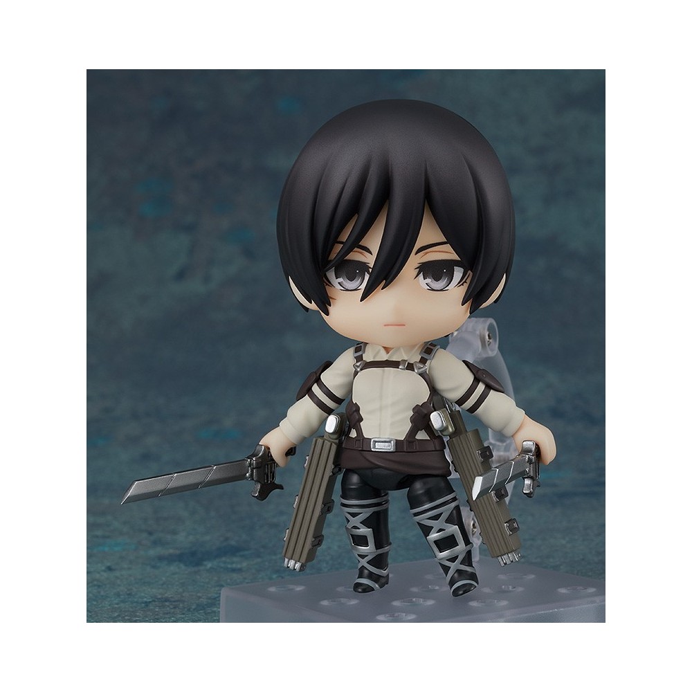 GOOD SMILE COMPANY ATTACK ON TITAN MIKASA ACKERMAN FINAL SEASON NENDOROID ACTION FIGURE