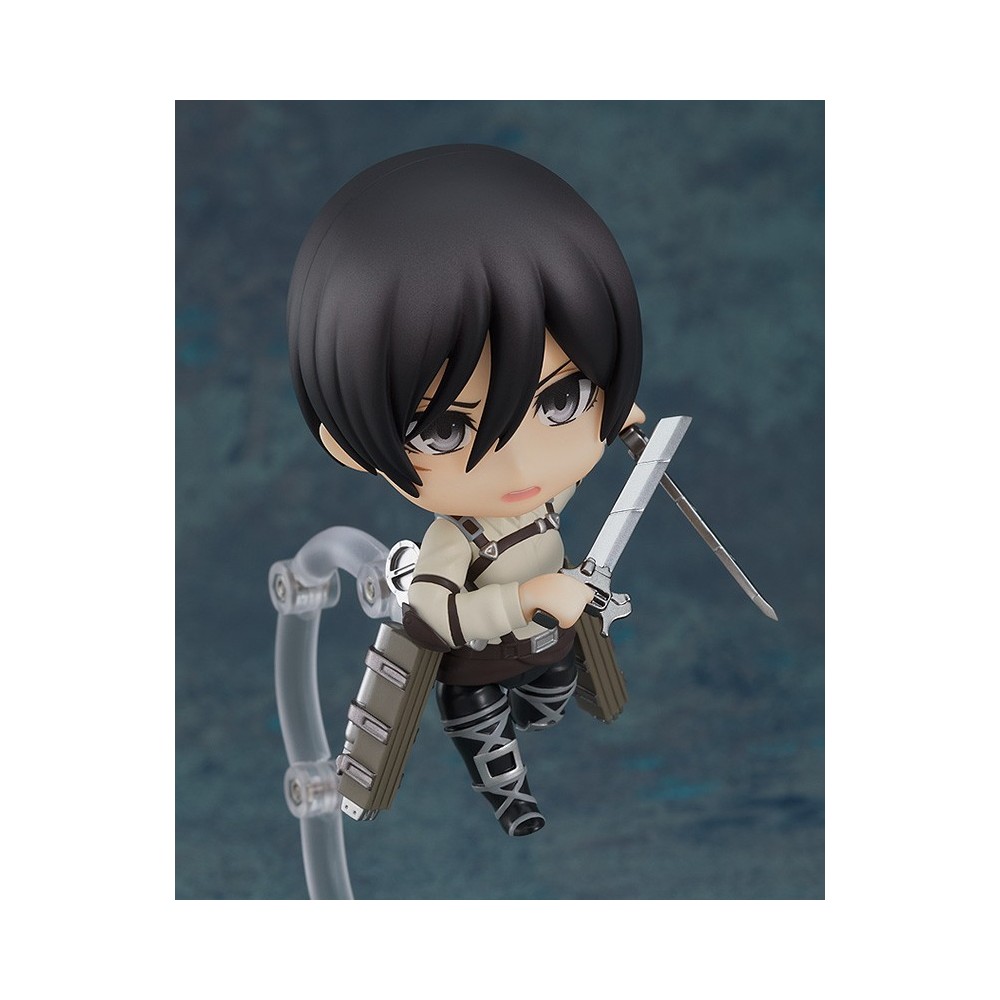 GOOD SMILE COMPANY ATTACK ON TITAN MIKASA ACKERMAN FINAL SEASON NENDOROID ACTION FIGURE