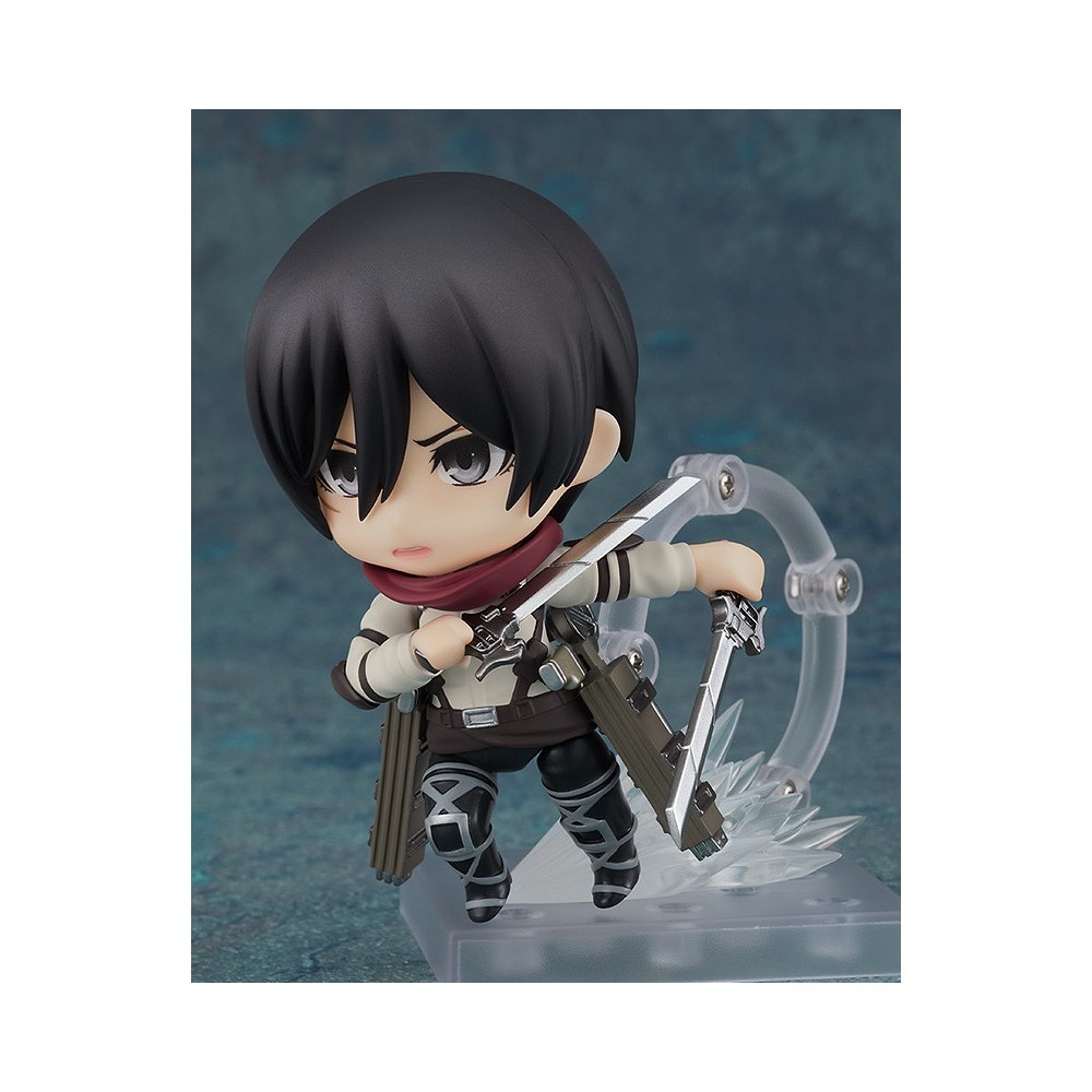GOOD SMILE COMPANY ATTACK ON TITAN MIKASA ACKERMAN FINAL SEASON NENDOROID ACTION FIGURE