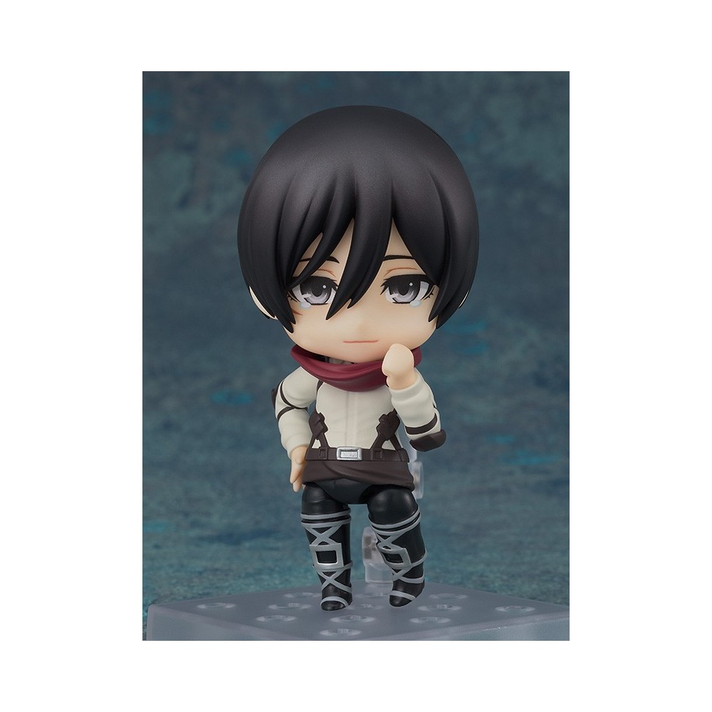 GOOD SMILE COMPANY ATTACK ON TITAN MIKASA ACKERMAN FINAL SEASON NENDOROID ACTION FIGURE