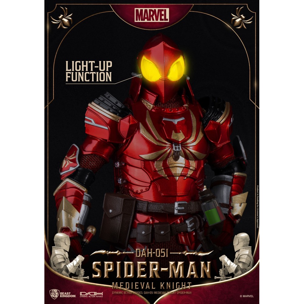 SPIDER-MAN MEDIEVAL KNIGHT DAH-051 ACTION FIGURE BEAST KINGDOM