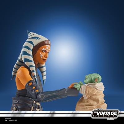 HASBRO STAR WARS THE VINTAGE COLLECTION AHSOKA TANO AND GROGU ACTION FIGURE
