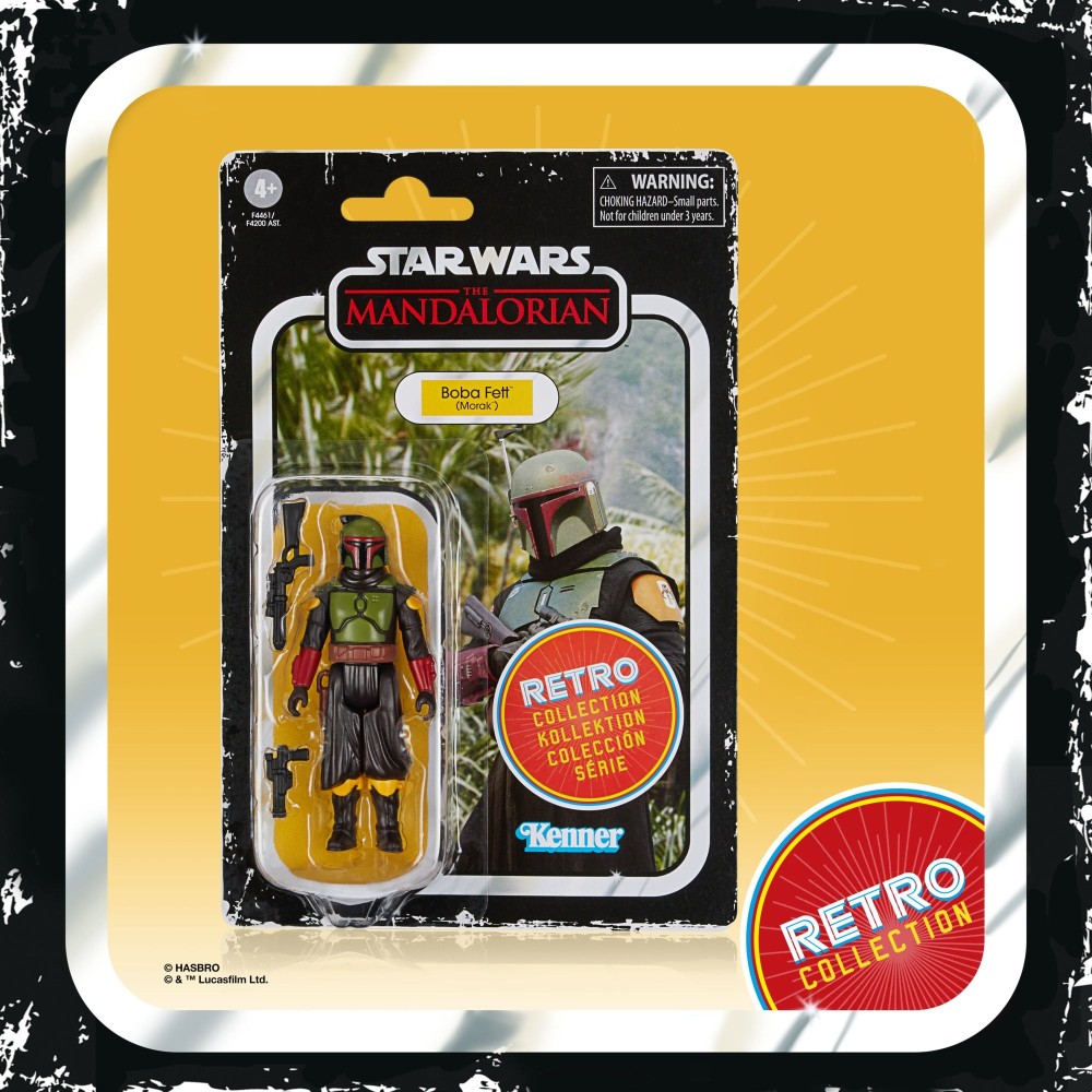 HASBRO STAR WARS RETRO COLLECTION THE MANDALORIAN BOBA FETT ACTION FIGURE