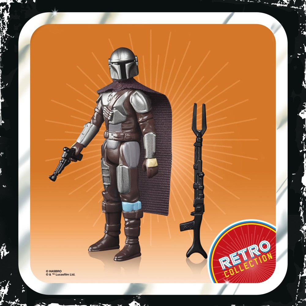 HASBRO STAR WARS RETRO COLLECTION THE MANDALORIAN BESKAR ACTION FIGURE